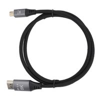 HURRISE câble MiNi Displayport B0305-1 Câble adaptateur Mini DP vers DP 1.4 Version 8K Port Mini DisplayPort haute définition