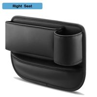 Ouspow – boîte de rangement Portable en cuir PU remplisseur d'espace de siège avant de voiture Console Right  Seat Right  Seat