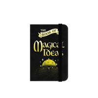 Carnet de note The Book Of Magical Ideas 6,5 x 10 cm noir