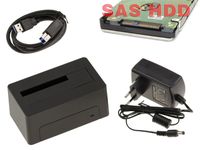Docking station pour disque SAS liaison USB3.0 5G, alimentation 12V 2A. Support 18TB - USB Serial Attached SCSI SAS HDD Dock