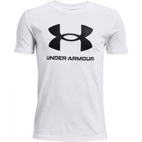 Tee-shirt enfant Under Armour Sportstyle Logo - Blanc/Noir - 1363282-100