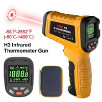 Thermomètre infrarouge, -50~1400°C sans contact, laser numérique à main, outils de mesure de la température dans l'industrie