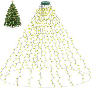GUIRLANDE D'EXTÉRIEUR Guirlandes Lumineuses 400 LED Blanc Chaud Waterproof Lumières de Noël Intérieur et Extérieure String Allume avec Minuterie D[m1560]