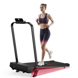 Tapis De Marche électrique YM – Pliable, Inclinaison Max 12%, Vitesse Max 14 Km/h, Avec Affichage LCD, Mesure Pouls, Timer