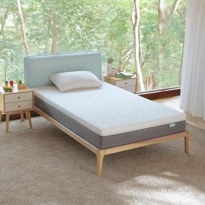 MATELAS Matelas 80x200 Fibres de Bambou Mousse à Mémoire d