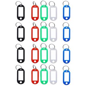 Porte-clés étiquettes couleurs assorties - Manutan 