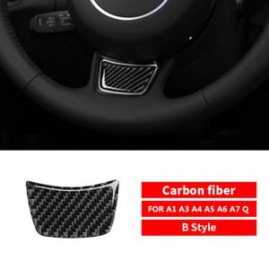 Autocollant décoratif pour volant de voiture Audi A4 A5 A6 Q7 Q5