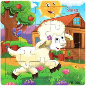 PUZZLE Mouton - Puzzle 3d En Bois Pour Bébé, 20 Pièces, A