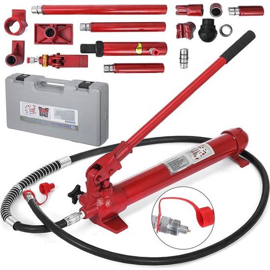 Manufor Services - Cric à patte Cric hydraulique à pompe intégrée