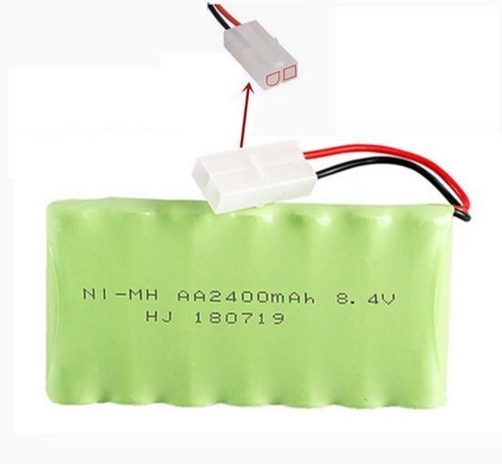 Batterie Ni-MH Efaso 4.8V 2400mAh Pour Pelle RC Volvo - Connecteur HBX, 1:16
