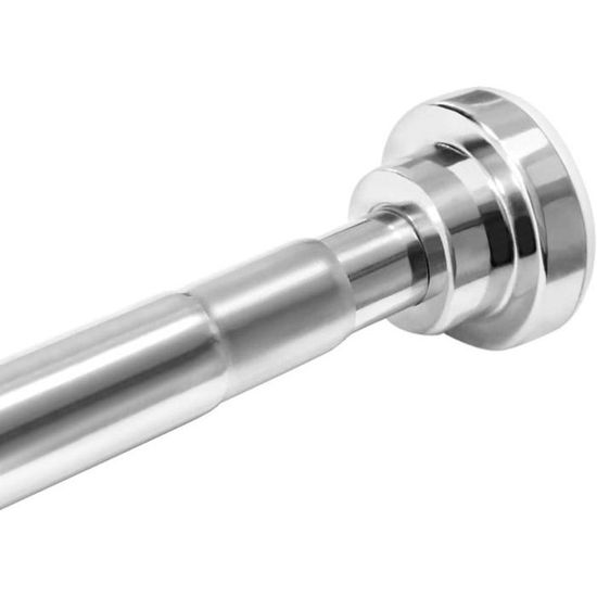 Tringle Extensible Rideau Douche 60-295cm - Acier Inoxydable Sans Perçage - Pour Salle De Bain, Placard