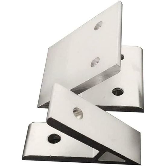 20 Pièces De Support De Montage Noir à Angle Droit Support En Forme De L Support Dangle Support Mtallique En Acier Inoxydable 90 Degrs 4040mm 59178296