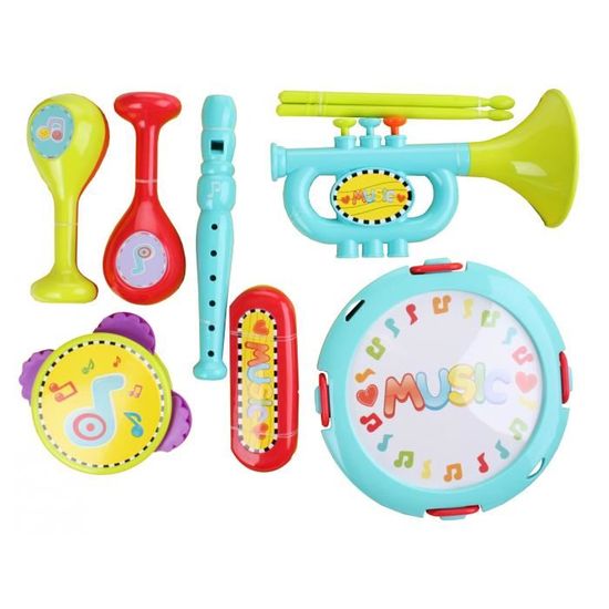 Muziekset - Small Foot - Let's Play mnijn first music set - Xylophone - Multicolore - Bois, plastique, métal