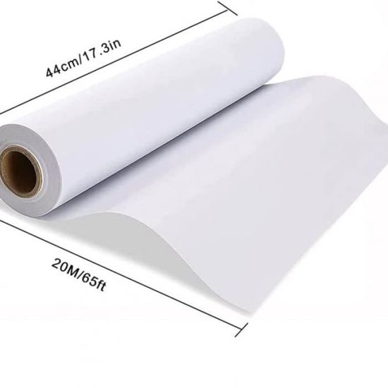 Rouleau Papier à Dessin Blanc - 43x20cm Pour Croquis, Peinture, Art Enfants Et Adultes