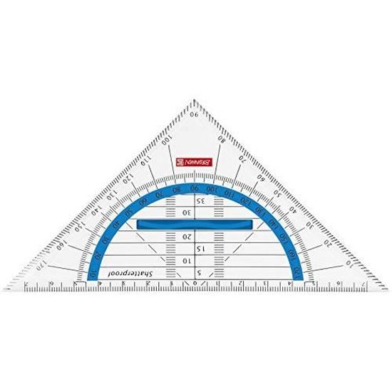 Brunnen Colour Code Triangle de géométrie/Équerre pour l`école et ...