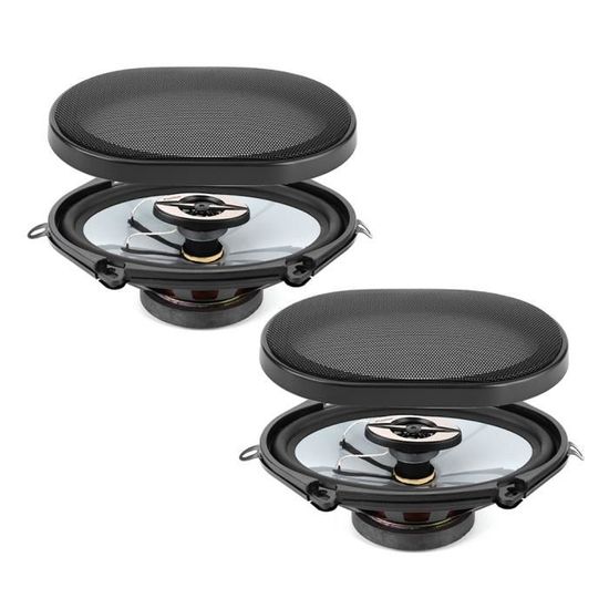 Haut-Parleur Coaxial Voiture 6x9 Pouces 1000W - 2 Pièces TP-6971, Connexion Large 12-24V, USB, LED - 10