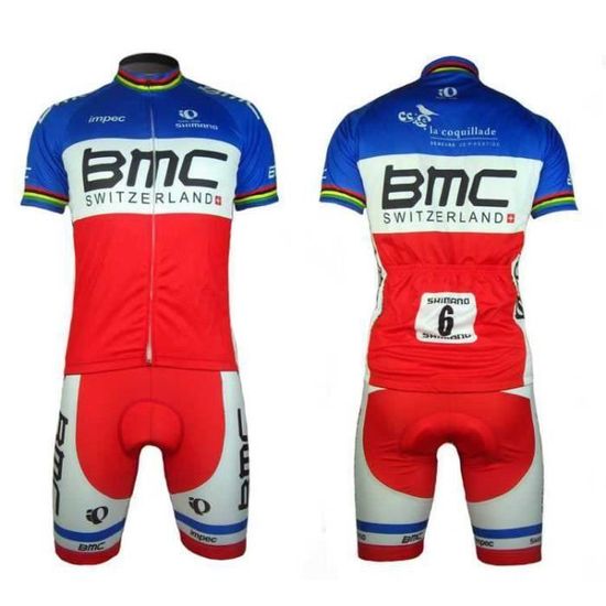 Bikewa Maillot de cyclisme pour homme à manches courtes UPF demi-fermeture éclair avec poches zippées pour homme, rouge foncé