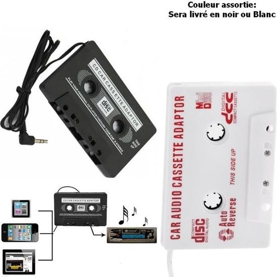 Cassette Audio CICMOD Cassette Adaptateur Voiture Adaptateur De Cassette CSR BT5.1 Sans Fil Pour Audio Lecteurs Lecteur Mp3 Bluetooth