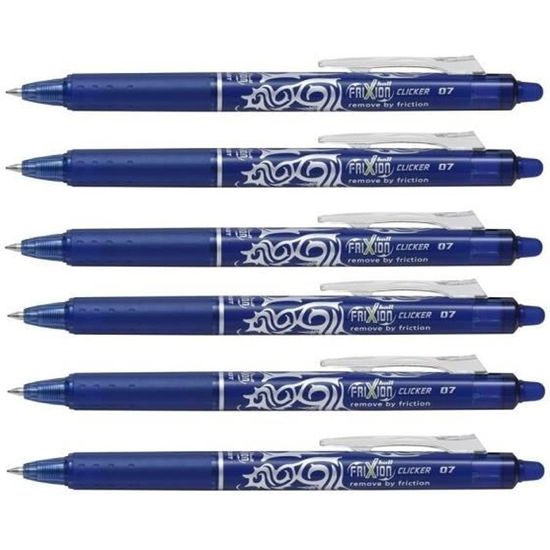 Pilot BLS-FR7 Frixion Lot de 18 recharges pour stylos roller effaçables Bleu:  Fournitures de bureau - Cdiscount Beaux-Arts et Loisirs créatifs