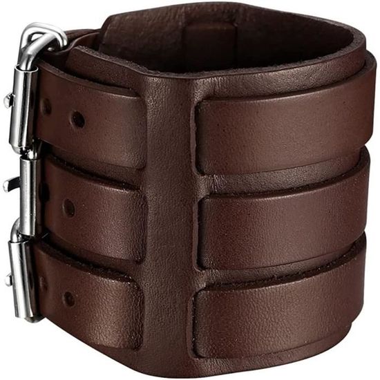 Bracelet de montre en cuir Buttero marron clair : cuir italien fait main - France