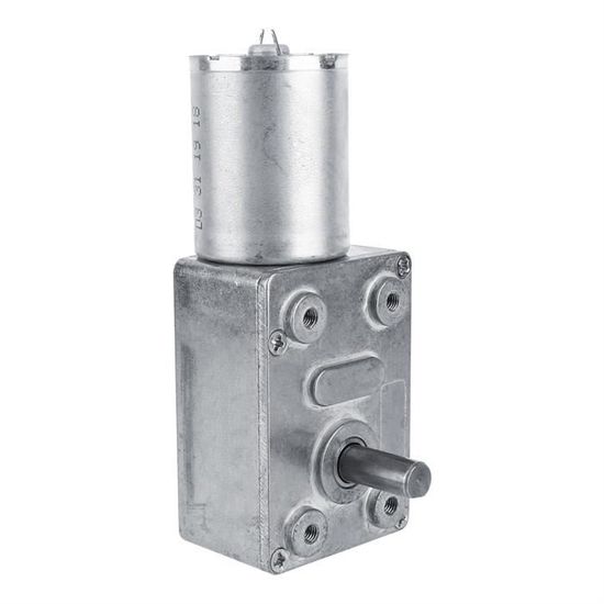 Moteur 24V DC 800 RPM Avec Réducteur - Arbre Excentrique, Couple élevé - Uxcell ZGB37RG