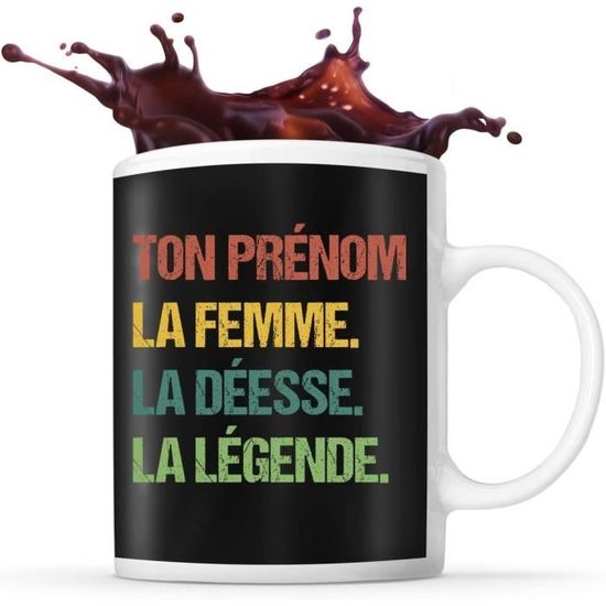 Mug Thermoréactif Prénom et Photo Personnalisable