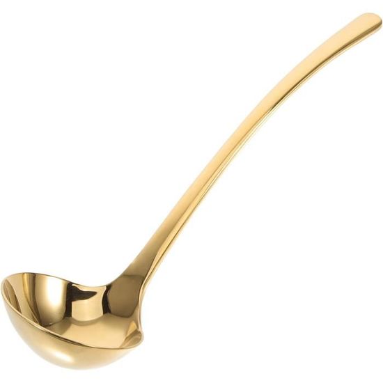 Cuillère à Riz / Louche à Soupe En Bambou - Jaune, Pour Restaurant Ou Cuiseur à Riz - Neuf