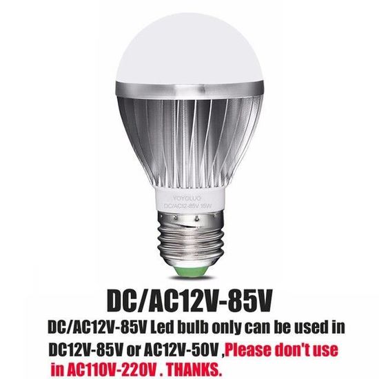 Ampoules LED GU10 MR16, 3W 5W 7W, base à vis 2835 SMD DC 12V 24V