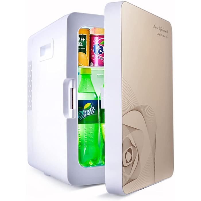 Réfrigérateurcongélateur autoportant 20l mini frigo bière boissons petit réfrigérateur portatif