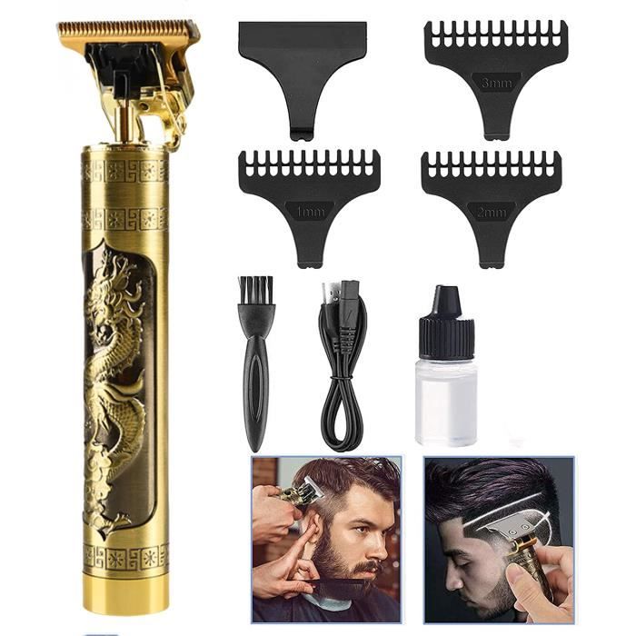 Tondeuse à cheveux électrique Tondeuse à cheveux électrique rechargeable et auto-rasante pour hommes pour couper les cheveux pour le