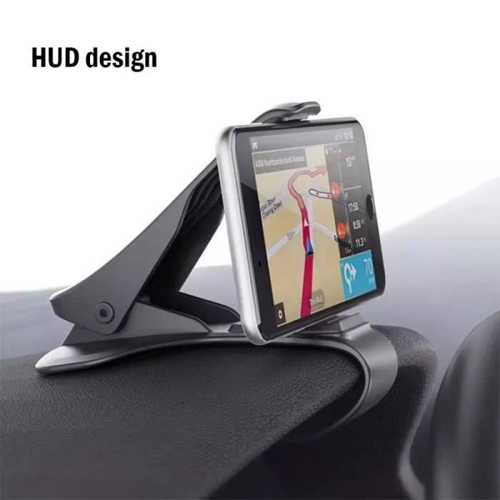 Support Téléphone Voiture Universel Portable Fixation Puissante Tableau De Bord Pare-Brise Clip pour iPhone 6 7 8 X Samsung