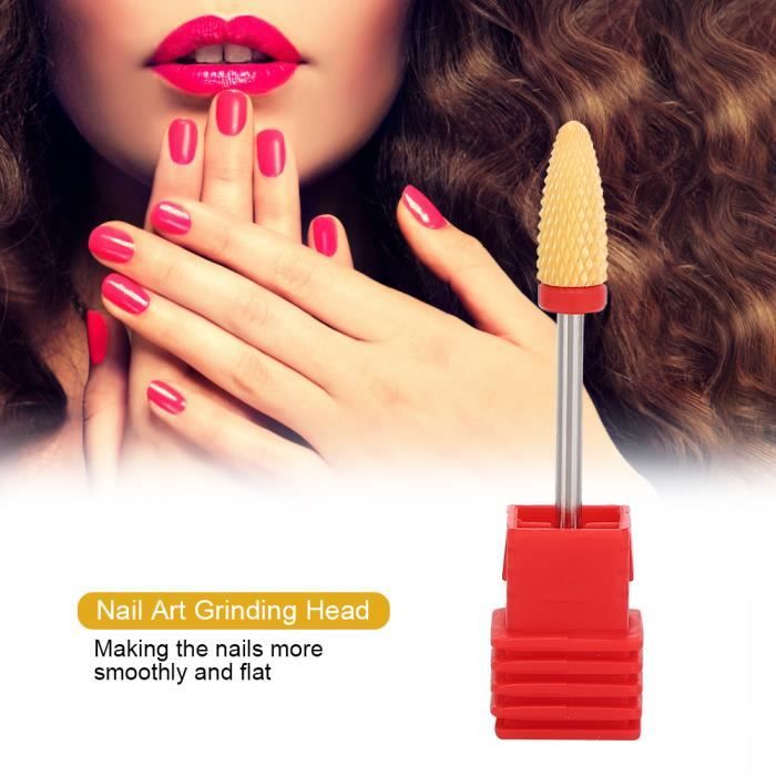 Separe orteil Forets à Tête en Céramique de Broyage de Manucure Tête de Polissage d'Ongle Art Professionnelle(021LH )-CHE