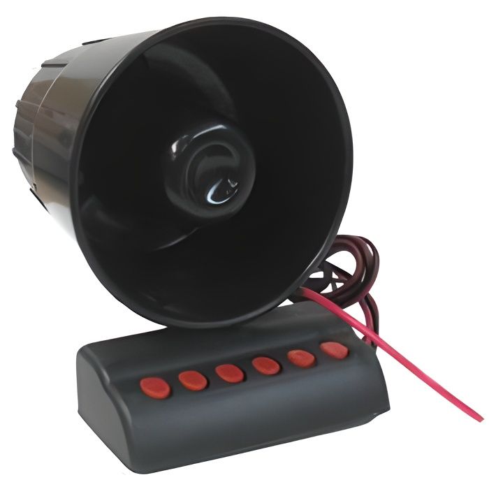 Sirène 6 Tons Différents 24V avec Connecteur