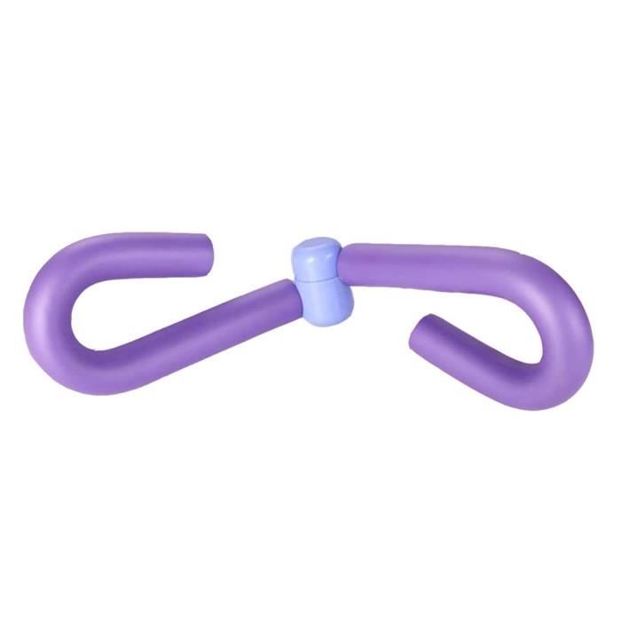 Équipement de formation de jambe d'entraînement de force de bras portatif de civière de tuyau de poêle violet