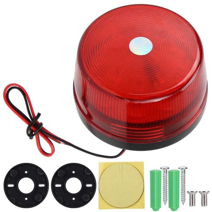 YOSOO Voyant d'avertissement à LED 12V LED clignotant gyrophare stroboscopique LED voyant d'avertissement lampe d'urgence de