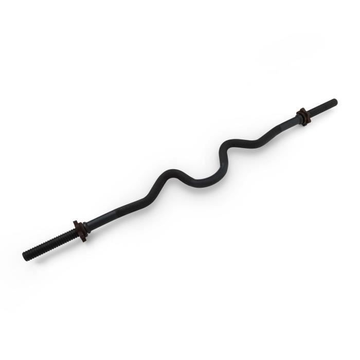 CAPITAL SPORTS Accretor 120 SC Super curl barre 120cm-30mm-max. 180 kg Acier - noir