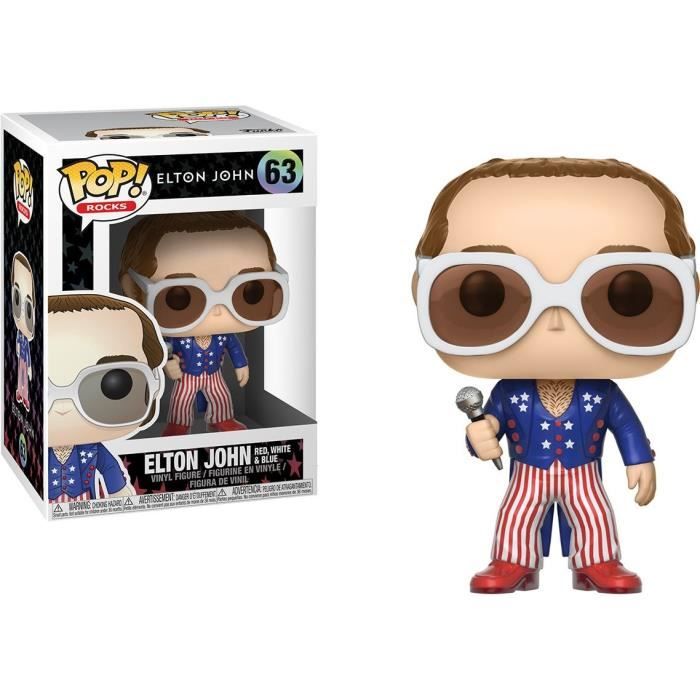 Figurine Funko Pop! Elton John: Elton John (Red, White & Blue)