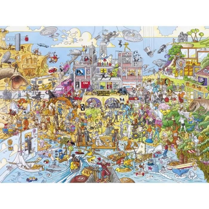 Puzzle 1500 pièces : Schone : Hollyworld Coloris Unique