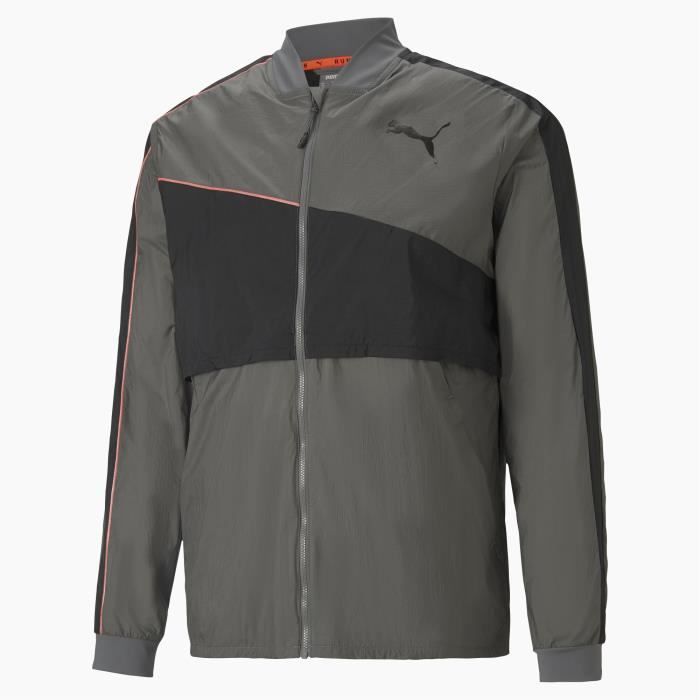 Veste Puma Run Launch Ultra - gris foncé/gris