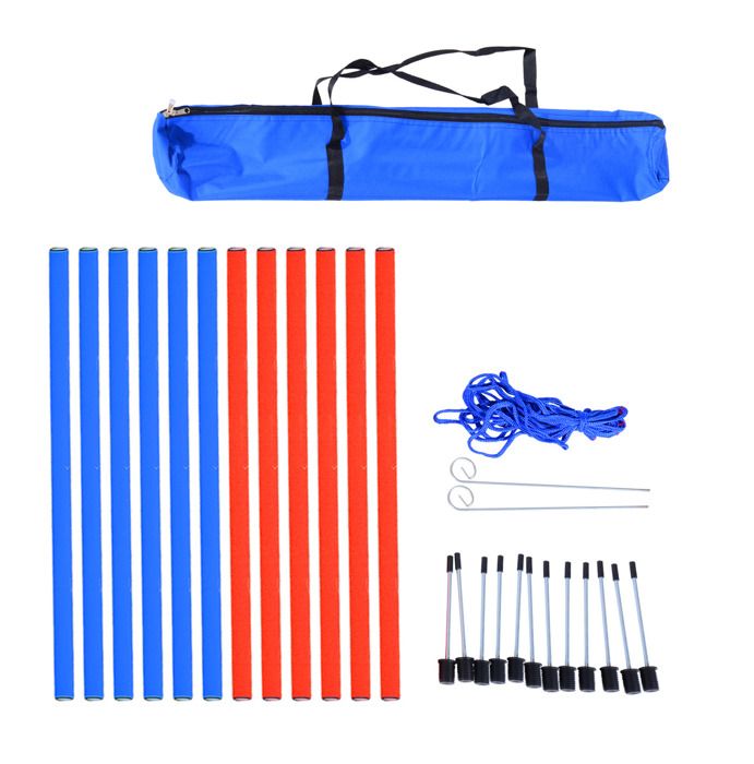 Agility sport pour chien slal 2,7x2,7x86cm Rouge