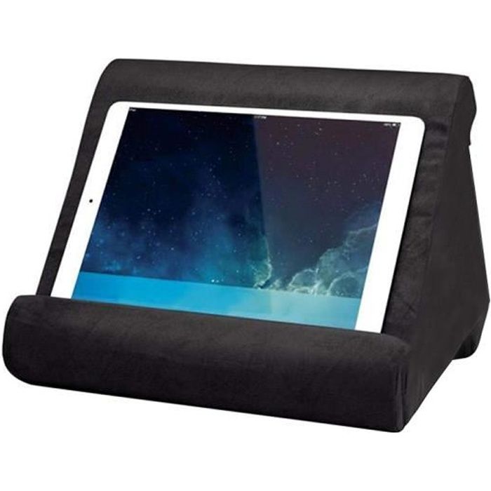 Coussin de Support Universel Réglable Pour Tablette pour iPhones iPads Smartphones Tablettes Android Windows-Noir