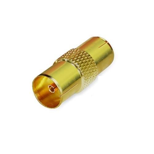 TRIXES Adaptateur femelle-femelle pour câble coaxial RF d'antenne TV DIGIFLEX