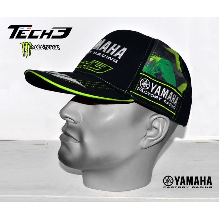 CASQUETTE YAMAHA FACTORY RACING M1 OFFICIELLE CAMO VERTE MOTO GP
