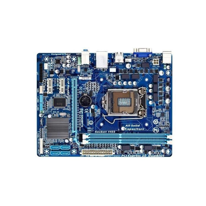 Carte mère GIGABYTE H61M-DS2 Intel H61 Socket LGA1155 2xDDR3 SDRAM 16GB Micro ATX Reconditionné - Gigabyte reconditionné disponible sur Cdiscount Seconde Vie