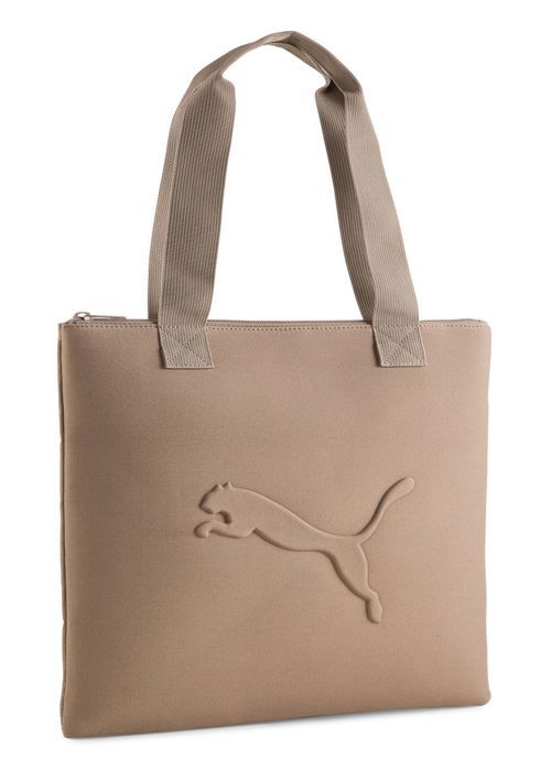 PUMA Sac à épaule taupe pour femme - Buzz Tote Totally Taupe 297869