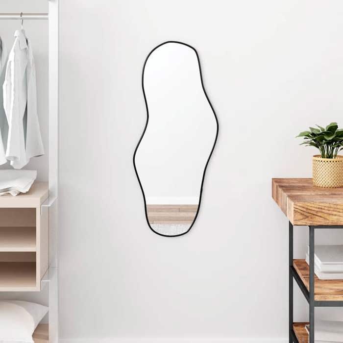 Miroir mural - vidaXL - Noir - 80x35 cm - Design minimaliste