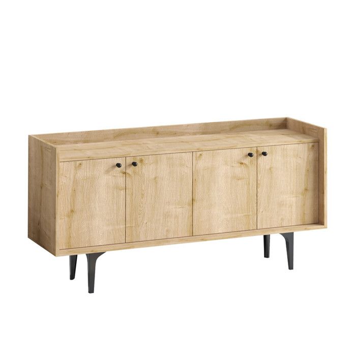 Buffet en bois Navi - 150 x 40 x 80 cm - Beige Buffet en bois Navi - 150 x 40 x 80 cm - Beige