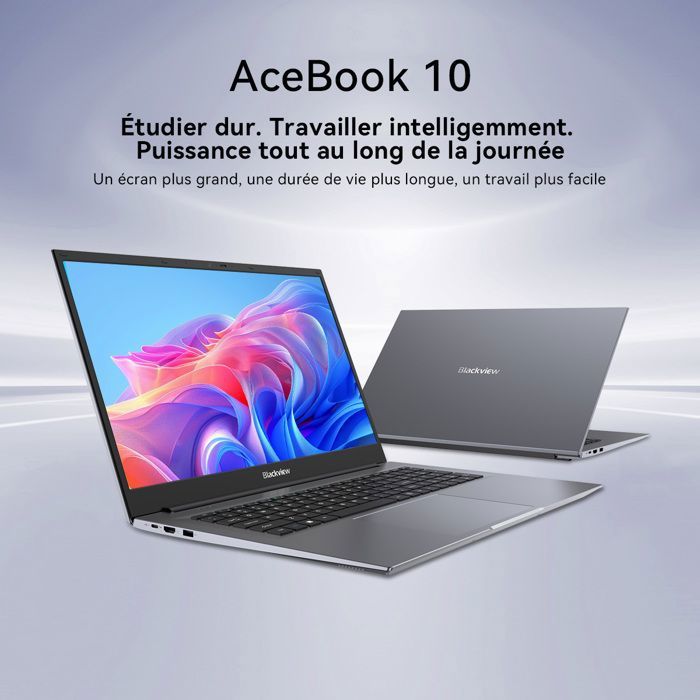PC Portable - BLACKVIEW - AceBook 10 - Intel N150 - 16 Go RAM - 512 Go SSD