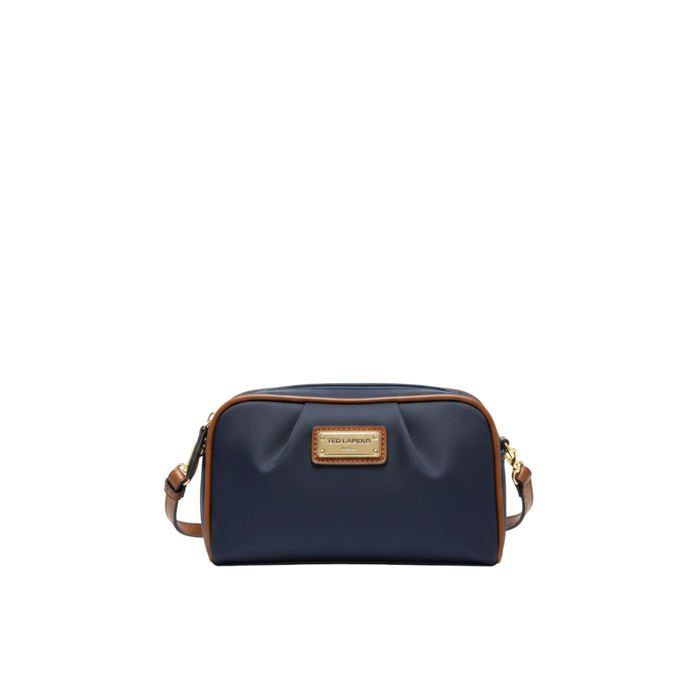 Ted Lapidus Sac à main Femme Jaimie Marine/Cognac