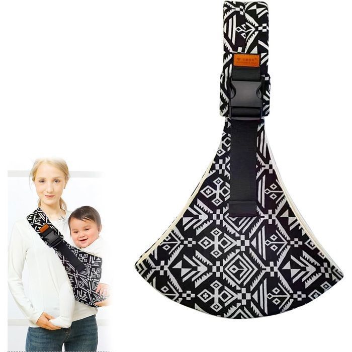 Porte Bebe Hanche C&ocirc;t&eacute; R&eacute;glable Echarpe de Portage BebePorte B&eacute;b&eacute;